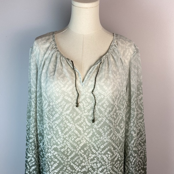 NWOT Vince Camuto Green Ombre Blouse size 2X - Picture 3 of 13